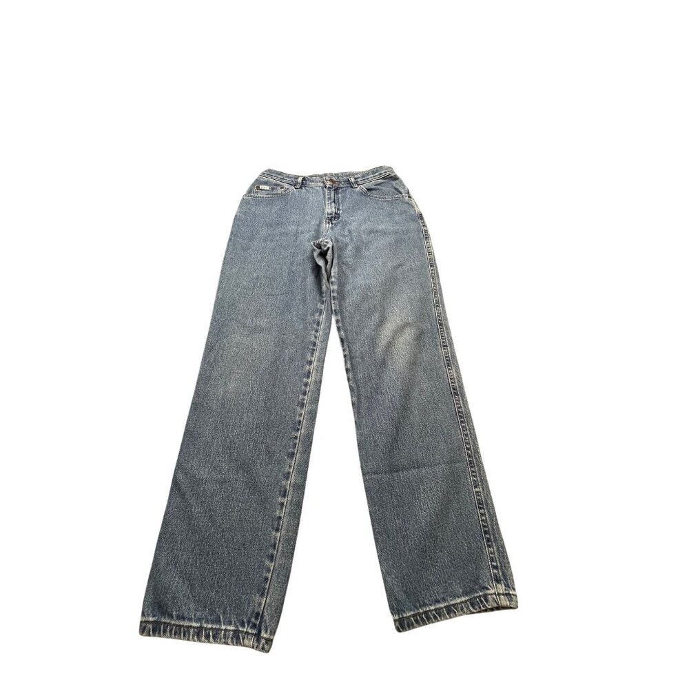 Vintage Lee High-Waisted Womens 10 Jeans Medium Wash Denim Straight Mom W29 L27